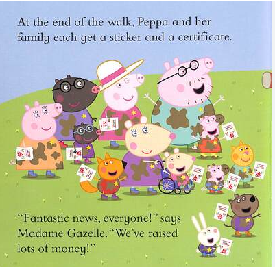 Peppa's Muddy Puddle Walk (Save the Children) (Board Book)