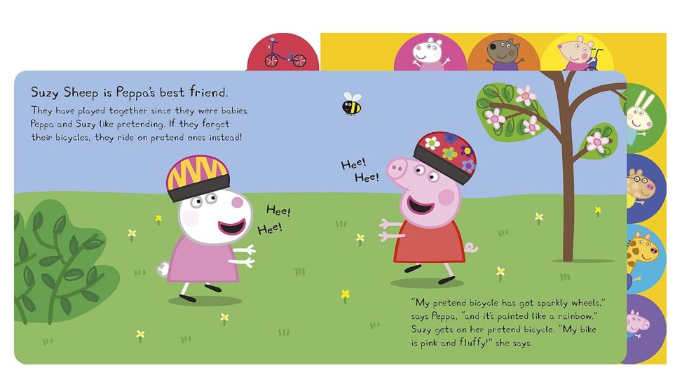 Peppa Pig: Peppa and Friends (Tabbed Board Book)