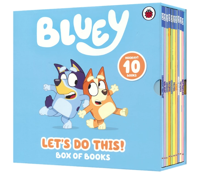 Bluey: Let’s Do This! Box of Books