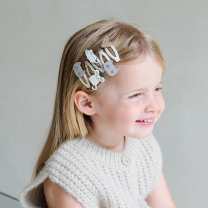 Cat & Mouse Mini Clic Clac Hair Clips by Mimi & Lula