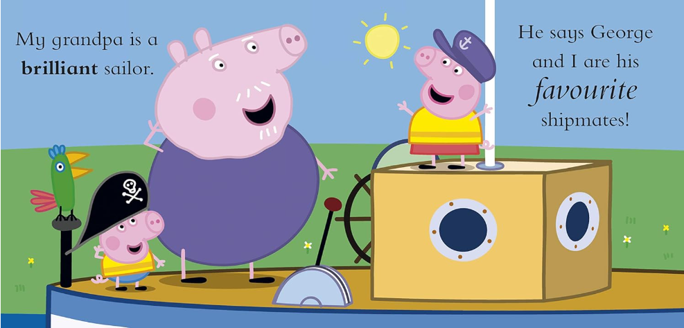 Peppa Pig: My Grandpa (Board Book)