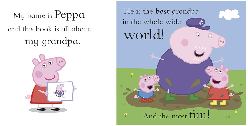 Peppa Pig: My Grandpa (Board Book)