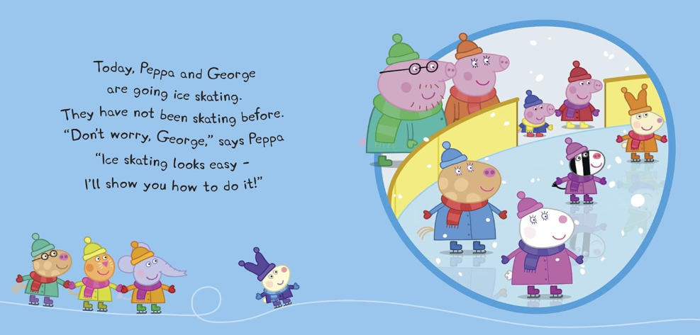 Peppa Pig: Peppa Goes Ice Skating (Board Book)
