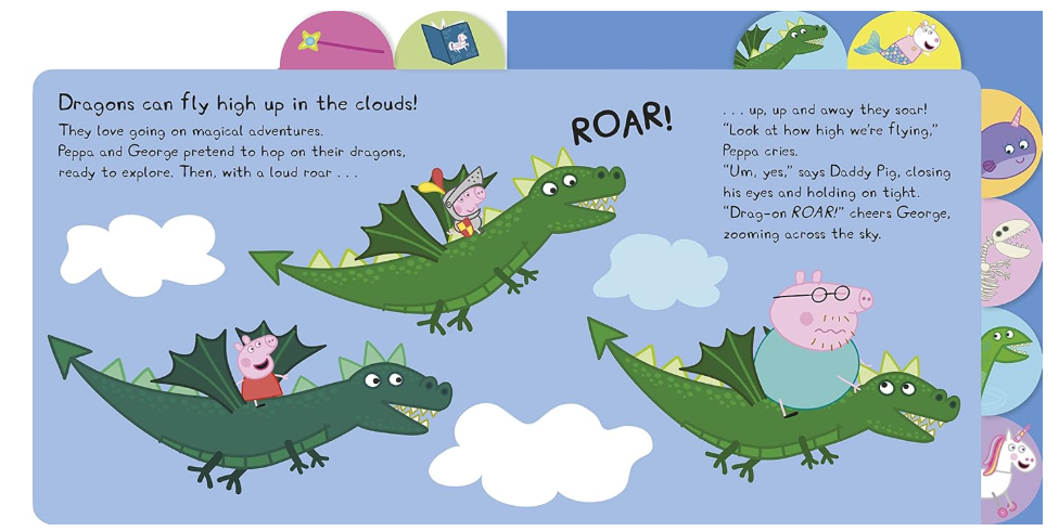 Peppa Pig: Magical Creatures (Tabbed Board Book)