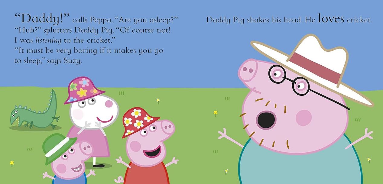 Peppa Plays Cricket (Board Book)