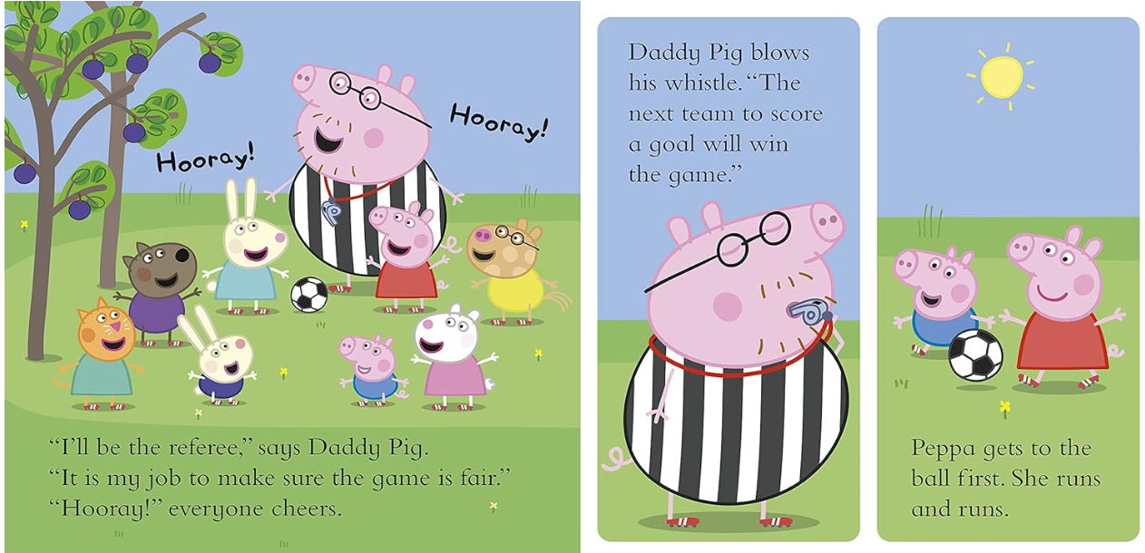 Peppa Pig: Peppa Plays Football (Board Book)