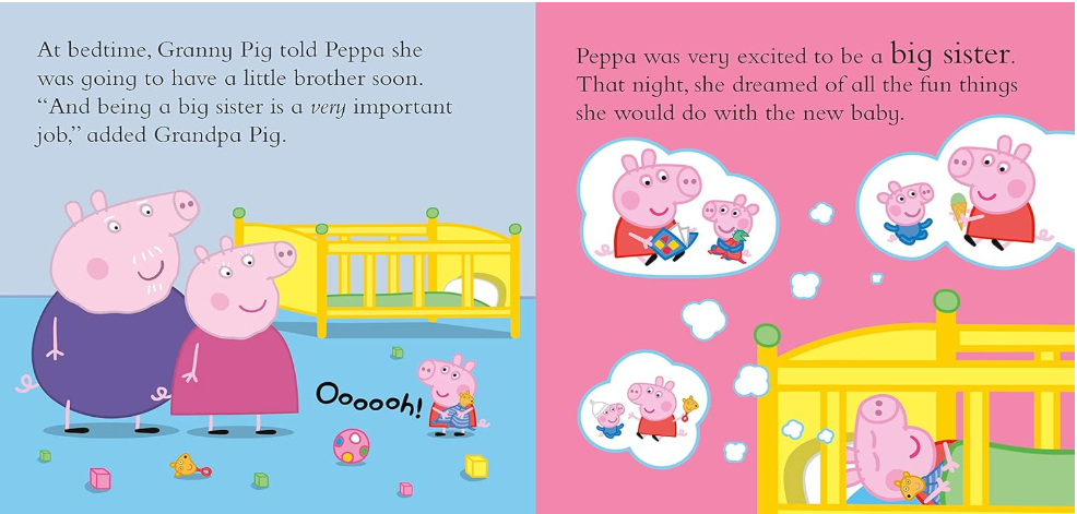 Peppa and the New Baby (Board Book)