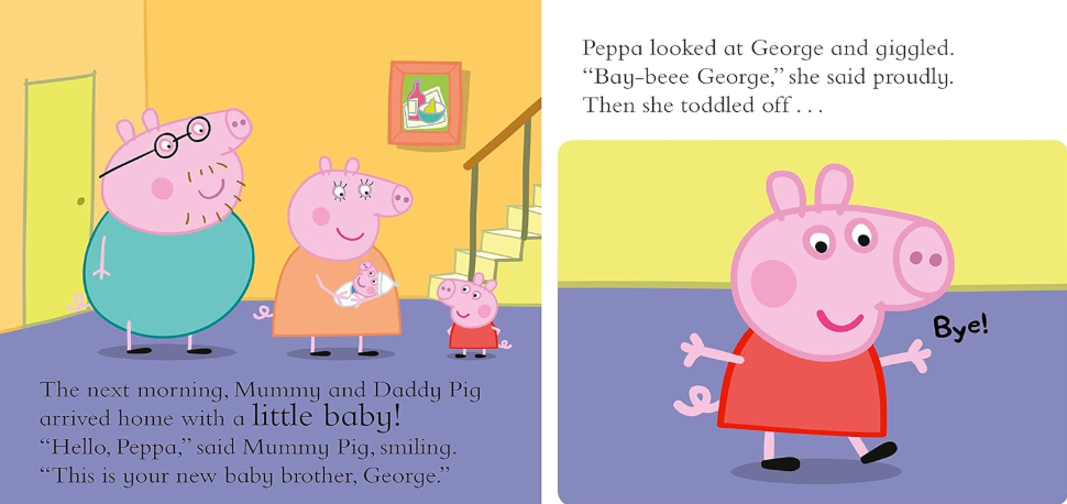 Peppa and the New Baby (Board Book)