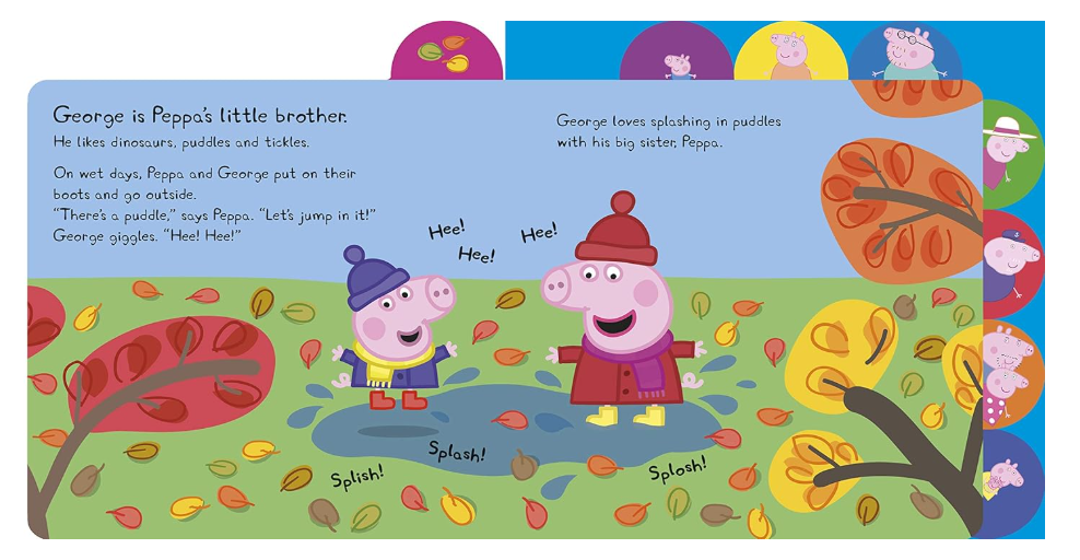 Peppa Pig: Peppa and Family (Tabbed Board Book)