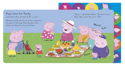 Peppa Pig: Peppa and Family (Tabbed Board Book)
