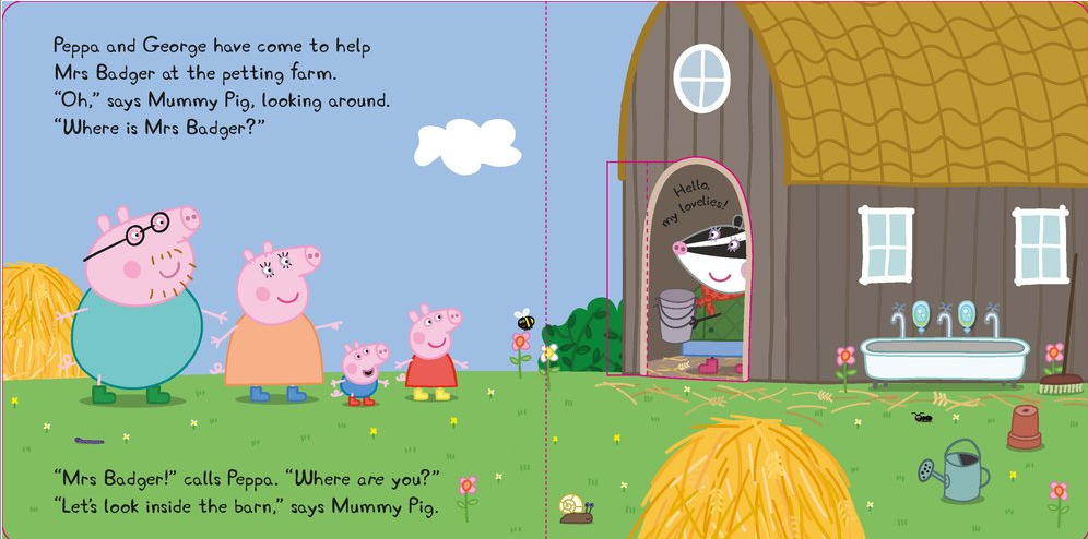 Peppa Pig: Peppa at the Farm (Board Book)