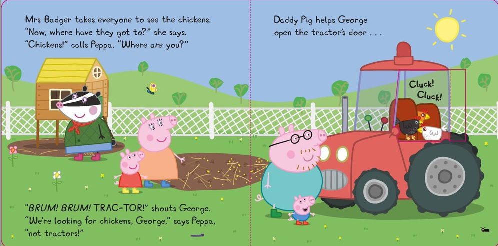 Peppa Pig: Peppa at the Farm (Board Book)