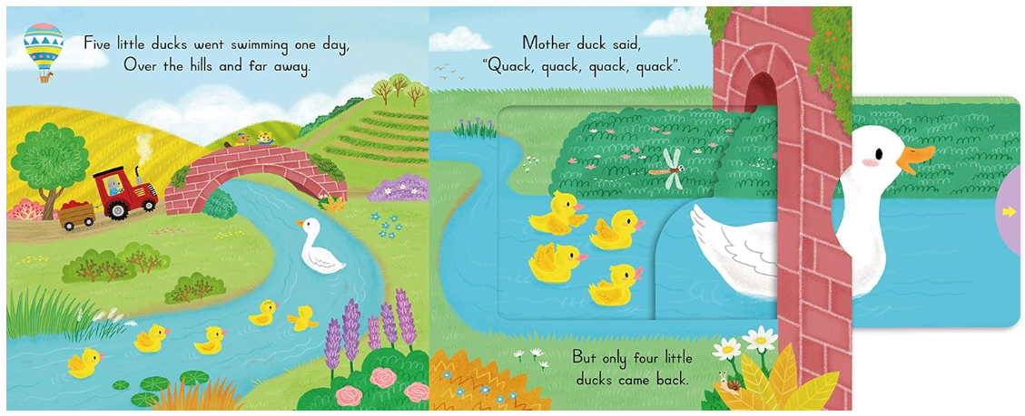 Sing Along with Me - Five Little Ducks (Board Book)